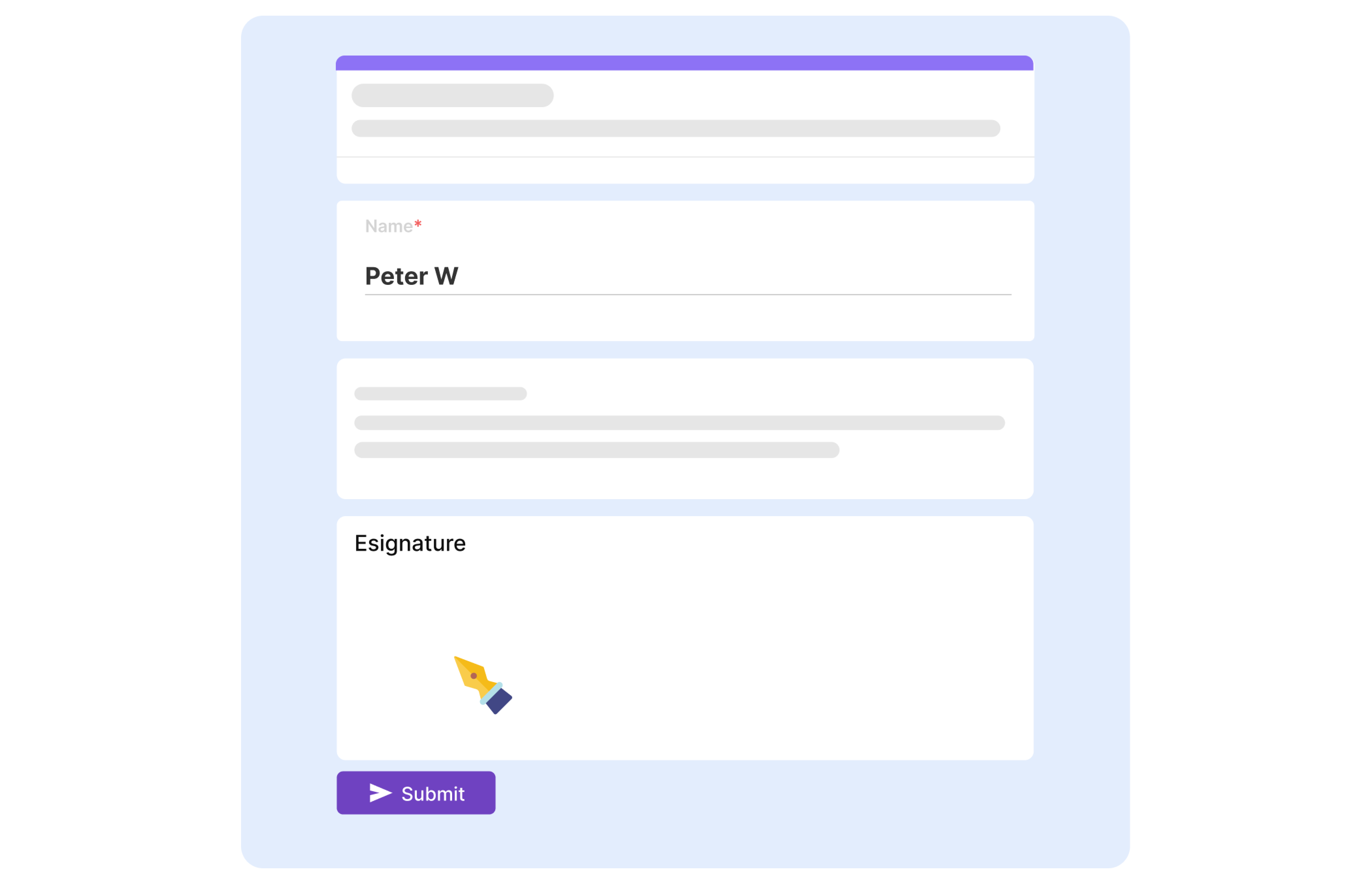 Google Forms without esign